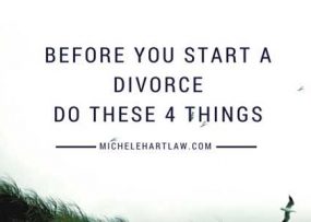 Before you start a divorce, do these 4 things